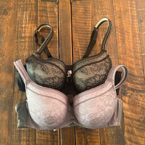 Cacique Unlined Full Coverage Bras with Lace